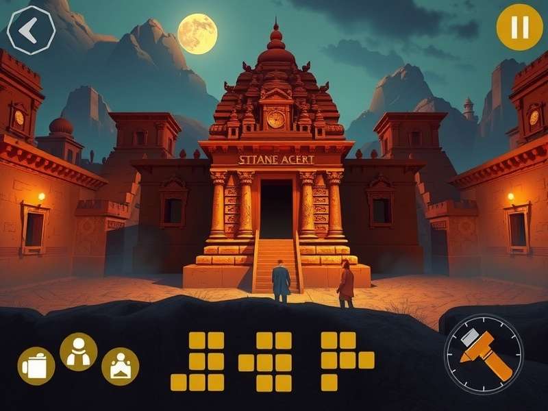Venerable Temple Searcher puzzle solving interface